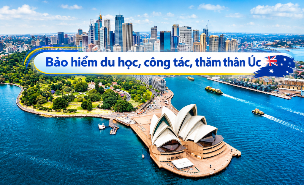 Bảo hiểm du học, công tác thăm thân Úc